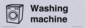 Dementia washing machine sign